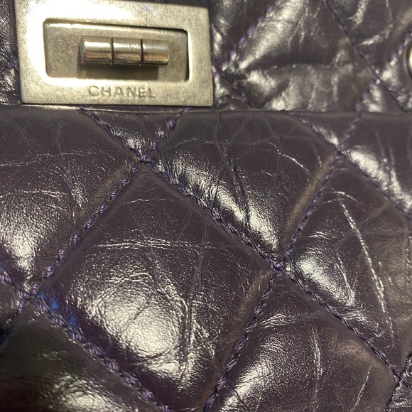 CHANEL 2.55 Reissue Aged Calfskin Black Tote Bag - Picture 10 of 12
